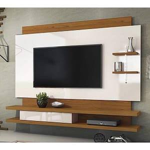 White and Brown HDF Wall Cladding